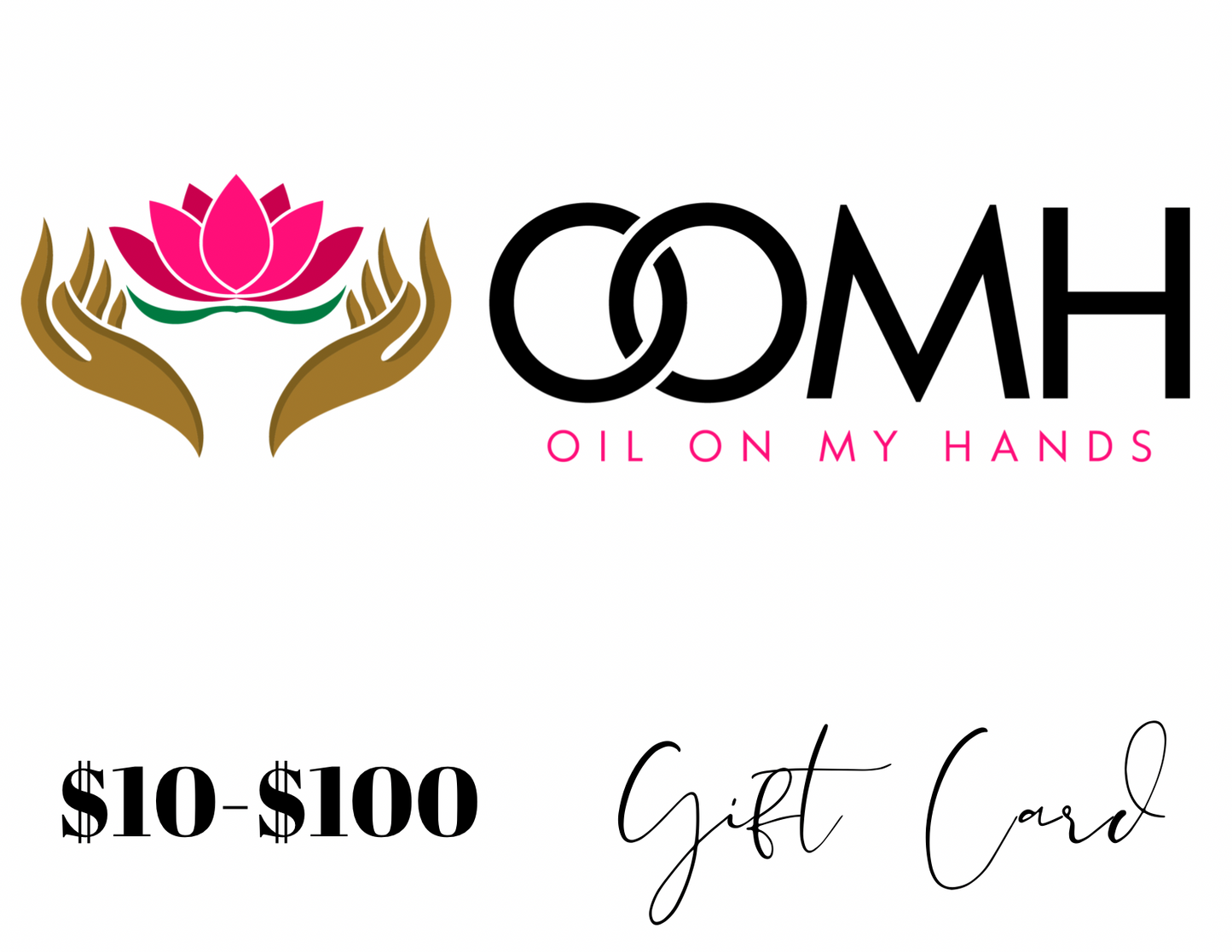 Oil On My Hands Gift Card